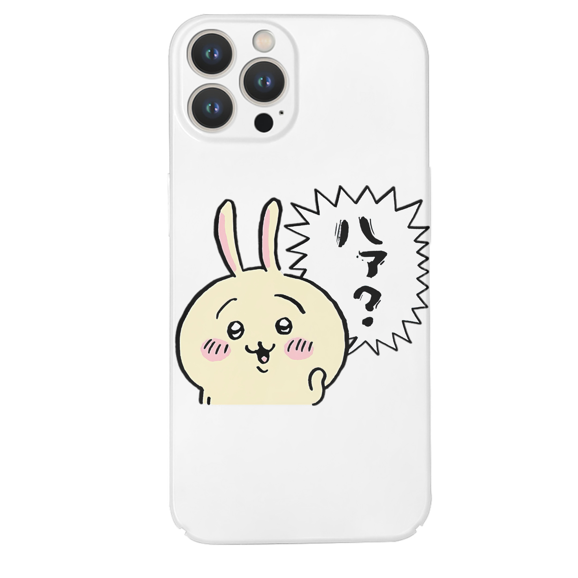 （画像用） ちいかわ うさぎ Chii-kawa usagi 【iPhone 14シリーズ対応】ハードケース